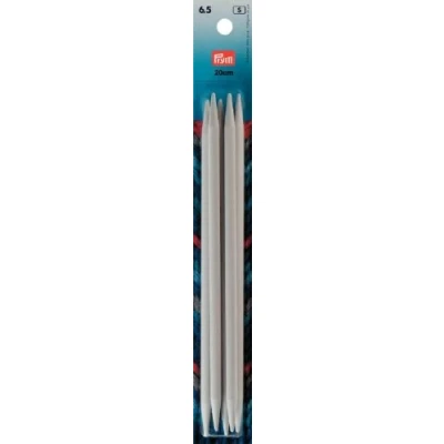 Image of Prym Double Pointed Knitting Pin Set 20cms Length 6.50mm