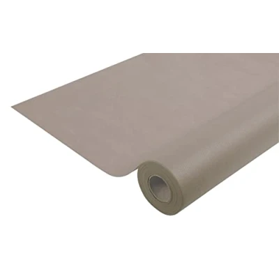 Image of Disposable spun bound non woven tablecloth Roll 6 M long X 1.20 wide Tear proof, water repellent and wipe able material grey