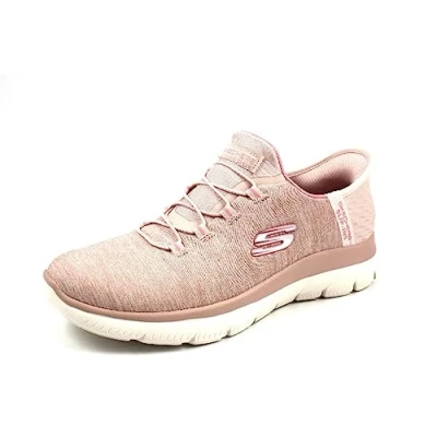 Image of Skechers Women&#039;s Summits Dazzling Haze Sneaker, Navy, 10 UK