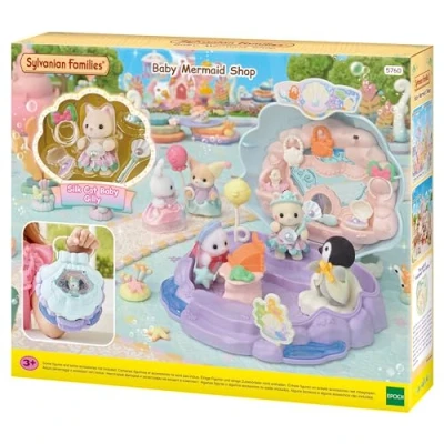 Image of Sylvanian Families 5760 Baby Mermaid Shop Dollhouse Playsets
