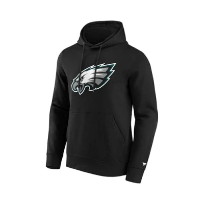 Image of Fanatics Philadelphia Eagles Logo Men&#039;s Hoodie Black NFL Sports, black, L