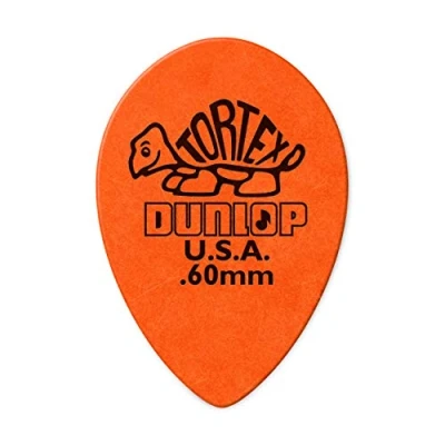 Image of Jim Dunlop 423R.60 Guitar Picks, 0.60 mm, Orange