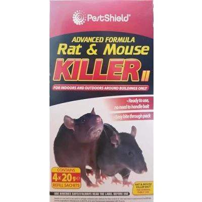 Image of 4x Rat &amp; Mouse Poison 20g By PestShield