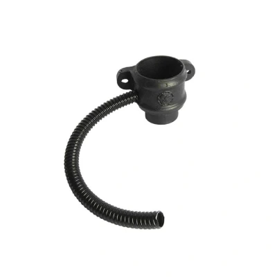 Image of Saint Gobain Classical Cast Iron Downpipe Rainwater Right Hand Diverter 75mm Black Pam Building Products