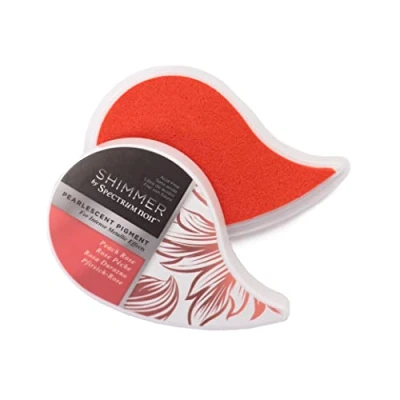 Image of Spectrum Noir Shimmer Pearlescent Pigment Ink Pad Peach Pink