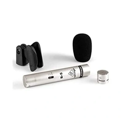 Image of Behringer B 5 Gold Sputtered Diaphragm Studio Condenser Microphone with 2 Interchangeable Capsules