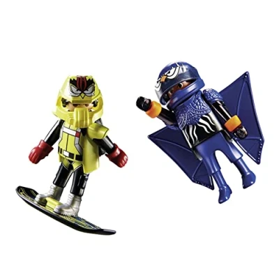 Image of Playmobil 70824 DuoPack Air Stunt Show, Fun Imaginative Role Play, PlaySets Suitable for Children Ages 4+