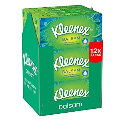 Image of Kleenex Balsam Tissues Pack of 12, 960