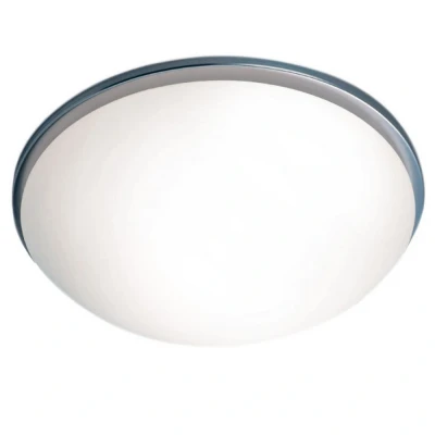 Image of Bowl Semi Flush Ceiling Light Stainless Steel