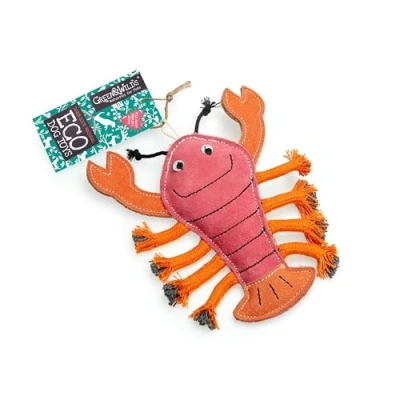 Image of Green &amp; Wilds Eco Friendly Natural Dog Toy Larry the Lobster