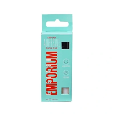 Image of Eyelash Emporium False Lash Glue 2 in 1 Clear &amp; Black Latex Free Adhesive