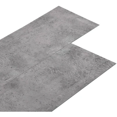 Image of vidaXL Self adhesive PVC Flooring Planks 5.21 m? 2 mm Cement Brown