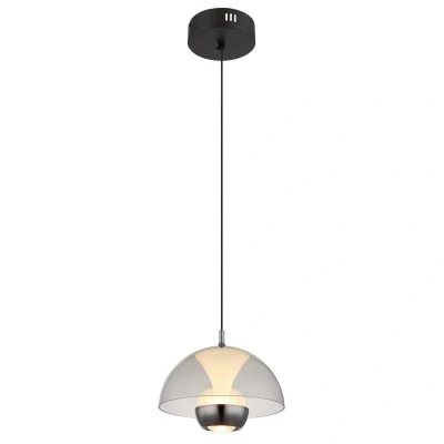Image of Arus Pendant Ceiling Light Matt Black LED 3000K