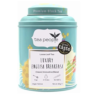Image of Tea People Luxury English Breakfast Loose Caddy 125g