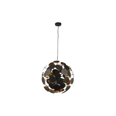 Image of Discus 6 Light Black, Gold Ceiling Pendant