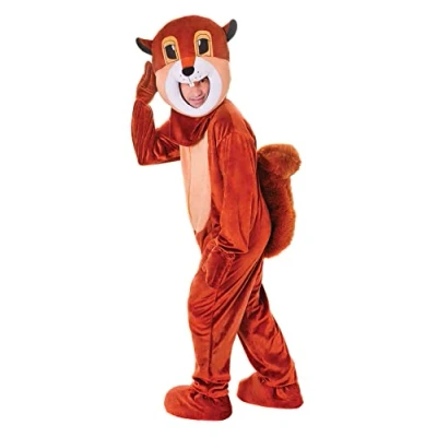 Image of Bristol Novelty AC472 Squirrel Big Head Costume, 44 Inch Chest Size