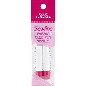 Image of Sewline Water Soluble Glue Stick Refill Blue