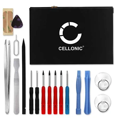Image of CELLONIC Battery Replacement for iPad Air 1 / 9.7&quot; (2017/2018) A1484 Tablet PC Tab Pad Substitute Power Pack 8820mAh Capacity + Tool kit 17pcs