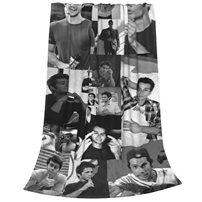 Image of Yaxinduobao Dylan O&#039;Brien Flannel Blanket Ultra Soft Micro Fleece Throw Blankets Merchandise Warm Lightweight Bedding for Sofa Couch Chair All Season 60&quot;x50&quot;