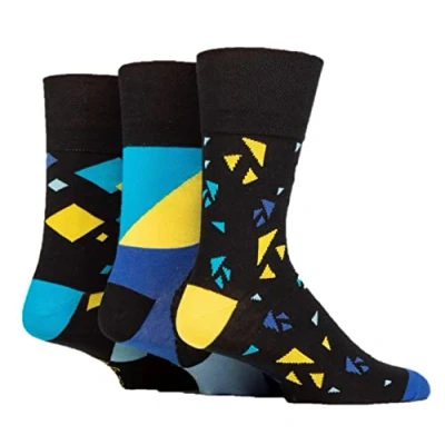 Image of 3 Pairs Gentle Grip Socks Size UK 6 11 (3 X RJ624)