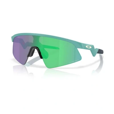 Image of Oakley Kid OJ9015 RESISTOR SWEEP 901506 Sunglasses O_matter Blue Green Squared Normal