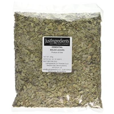 Image of JustIngredients Essentials Boldo Leaves 250 g (Pack of 3)