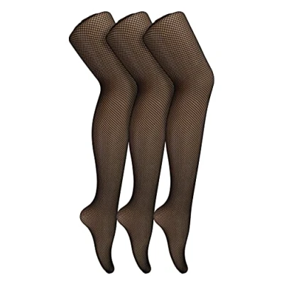 Image of Sock Snob Womens 3 Pair Multipack Fishnet Tights for Women