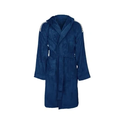 Image of arena Core Soft Men&#039;s and Women&#039;s Cotton Bathrobe, Bathrobe with Hood Pockets, Unisex Terry Cloth Comfortable Lightweight