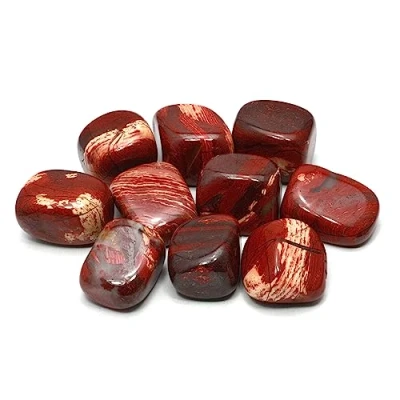 Image of CrystalAge Jasper Snakeskin Tumble Stone (20 25mm) Pack of 10