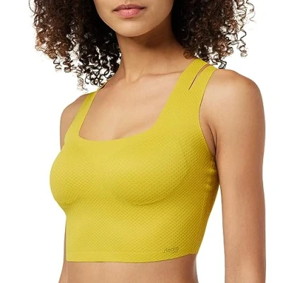 Image of Sloggi Women&#039;s Zero Feel Flow Top Bustier, Summer Lime, S