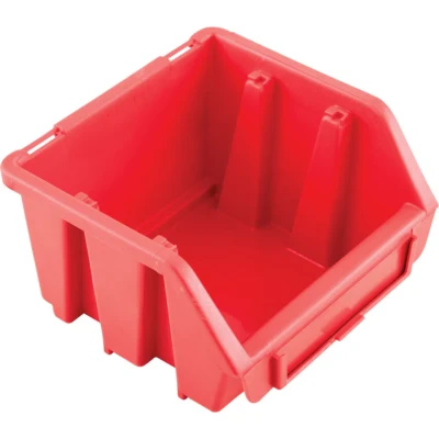 Image of 5x Matlock MTL1 HD Plastic Storage Bin Red