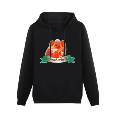 Image of ExbeRt Schraderbrau Mens Long Sleeve Hoody With Pocket Sweatershirt, Hoodie Men Sheer Size M Black