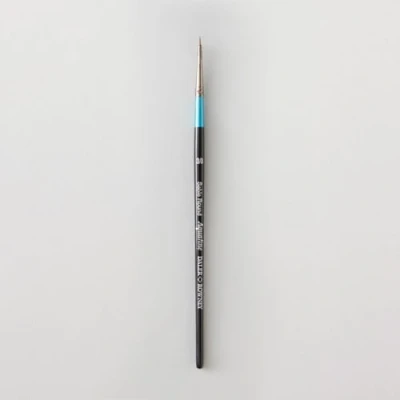 Image of Daler Rowney Aquafine Watercolour Brush, Natural Sable Hair, Short Handle, Round, 3/0