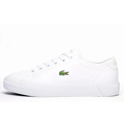 Image of Lacoste Gripshot Trainers, Women&#039;s, Size: 4, White Leather