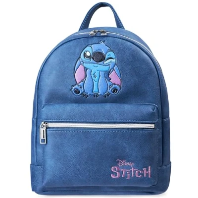 Image of Disney Stitch Backpack for Women Teenagers Girls, Fashion Mini Daypack Double Strap (Blue Stitch)