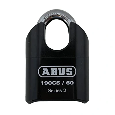 Image of ABUS 190CS/60 C High Security Closed Shackle Solid Steel Resettable Combination Padlock