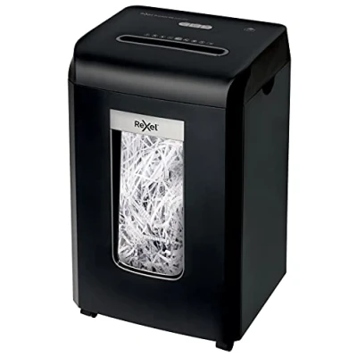 Image of Rexel RSS1838 Strip Cut Paper Shredder, Shreds 18 Sheets, P2 Security, Small Office, 38L bin, Ultra Quiet, ProMax QS Range, 2104588