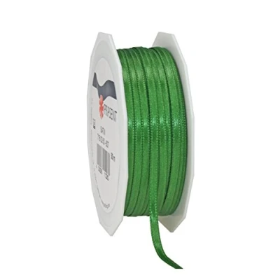 Image of C.E. Pattberg SATIN green gift ribbon, 55 yards for Wrapping Gifts, 0.12 inches width, Ribbon Decorating &amp; Crafting, Decorative every occasion