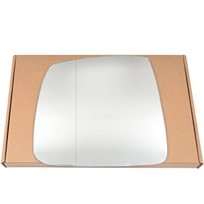 Image of Less4spares Wing Mirror Glass Left Compatible with Hyundai iLoad i800 2008 2020 STICK ON Passenger Near Side Blind Spot