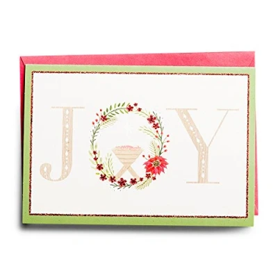 Image of DaySpring Joy 18 Boxed Christmas Cards and Envelopes, KJV (60643)