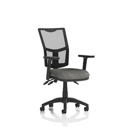 Image of Eclipse Plus III Mesh Back with Charcoal Seat Height Adjustable Arms
