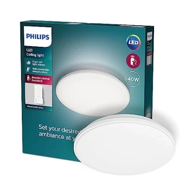 Image of PHILIPS Led Wincel CL630 40W Ceiling Light Cool to Warm White [40W White] for Indoor Home Lighting, Living Room, Study, Office