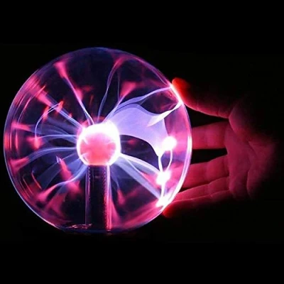 Image of Plasma Ball Lamp Light, Touch Sensitive Magic Ball, Creative Light Decoration for Office Desk, Bedroom, All Adult Kids Party Birthday Christmas Idea