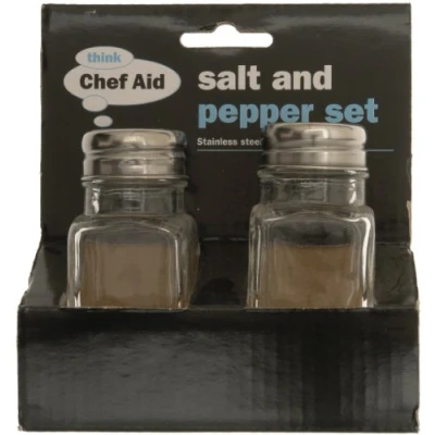 Image of OLPro 10E20090 Salt &amp; Pepper Shakers, Transparent