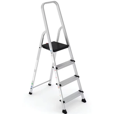 Image of Matlock MFP04 4 Tread Aluminium Folding Platform Steps