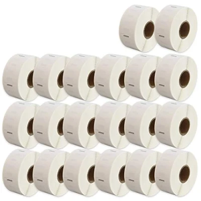 Image of Yellow Yeti 20 Rolls 11355 S0722550 19 x 51mm Multi Purpose Labels compatible with DYMO LabelWriter 4XL 450 400 330 320 310 Duo/Turbo/Twin Turbo Seiko SLP 430 420 200 100 500 per Roll