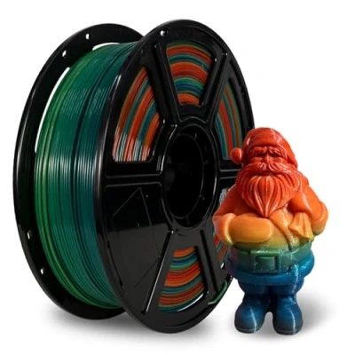 Image of FLASHFORGE PLA Filament 1.75mm, 1KG/2.2lbs 3D Printer for Printer, Rainbow