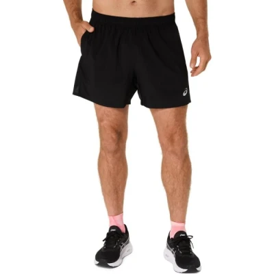 Image of ASICS Core 5 Inch Running Shorts for Men in Performance Black Lightweight &amp; Comfortable