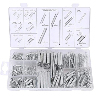 Image of UCTOP STORE 200 Pcs Assorted Small Extension and Compression Springs Set Spring Kit for Tools &amp; Equipment Hand Automotive Replacement Parts DIY with 20 Sizes
