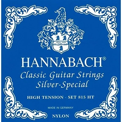 Image of CUERDAS GUITARRA CLASICA Hannabach (815/HT) Azul (Juego Completo)